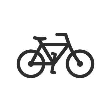 Bisiklet - vektör simgesi.