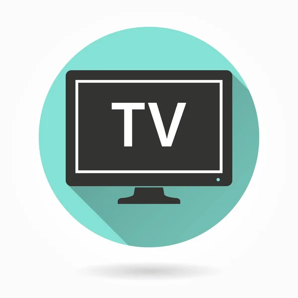 Icone vettoriali TV . — Vettoriale Stock