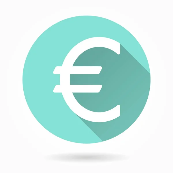 Euro vector iconos . — Vector de stock
