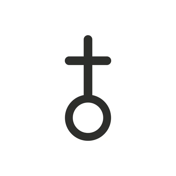 Kerk - vector pictogram. — Stockvector