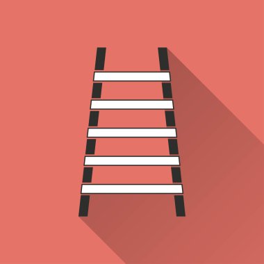 Merdiven - vektör simgesi.