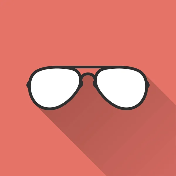 Glasses - vector icon. — Stock Vector