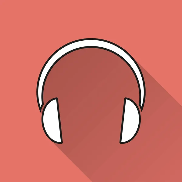 Headphone - vector pictogram. — Stockvector