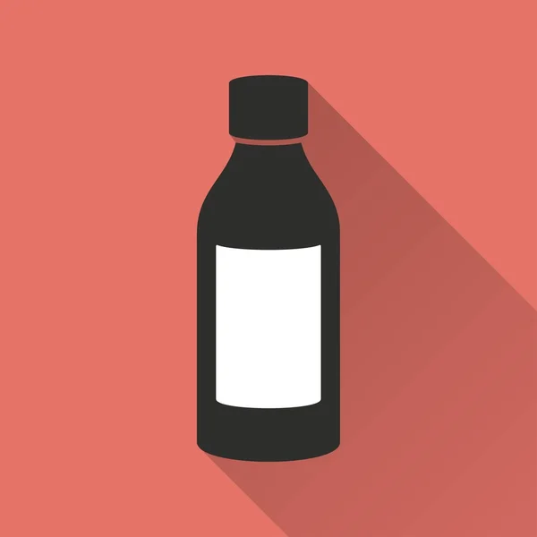 Medicine bottle - vector icon. — Stock Vector