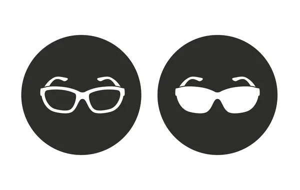 Lunettes - icône vectorielle . — Image vectorielle