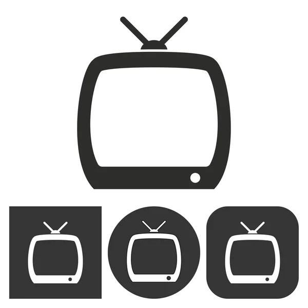 TV - vektor icon. — Stock vektor