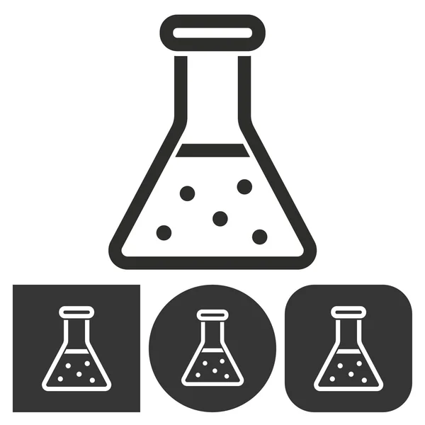 Frasco - icono de vector . — Archivo Imágenes Vectoriales