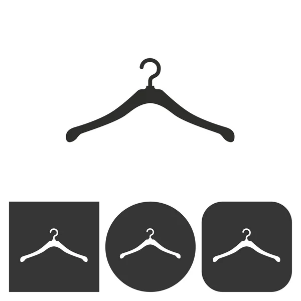 Kleiderbügel - Vektorsymbol. — Stockvektor