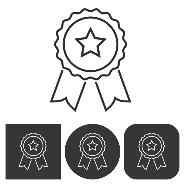 Premio - icono de vector . — Vector de stock