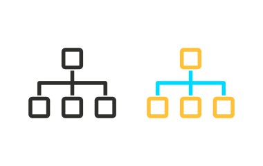 Network Kontrolü-vektör simgesi.