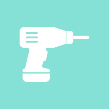 Matkap - vektör simgesi. 