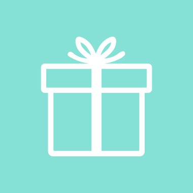 hediye kutusu - vektör simgesi. 