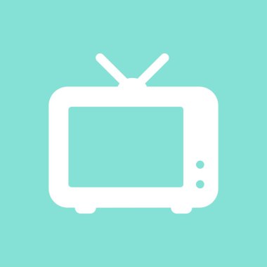 TV - vektör simgesi. 