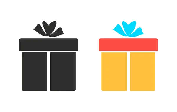 Gift Box - vector icon. — Stock Vector