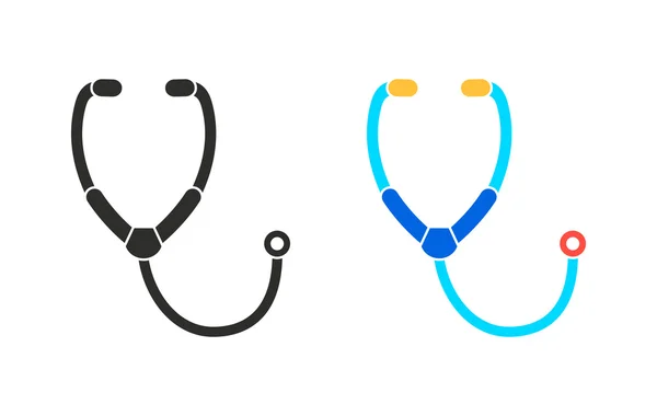 Stethoscope - vector icon. — Stock Vector