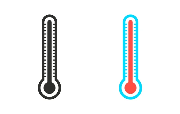 Termómetro - icono del vector . — Archivo Imágenes Vectoriales