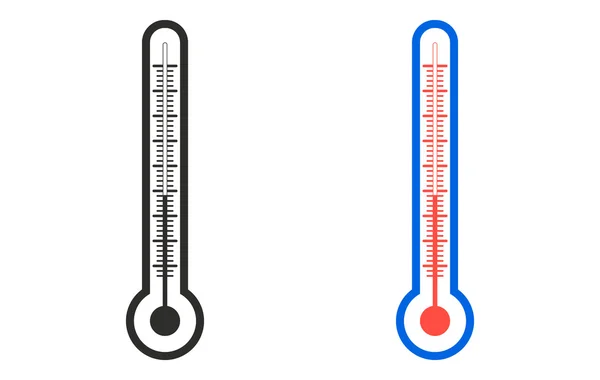 Thermometer - vector icon. — Stock Vector
