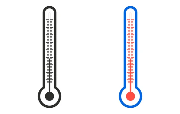 Termómetro - icono del vector . — Archivo Imágenes Vectoriales