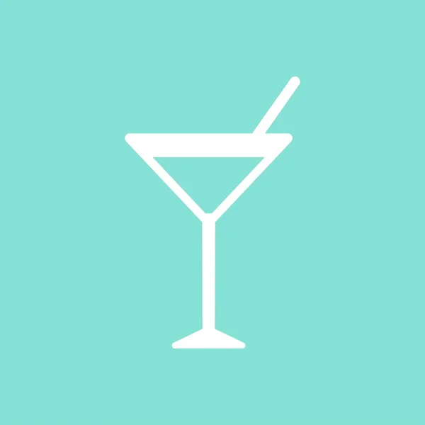 Cocktail - ícone vetorial . — Vetor de Stock