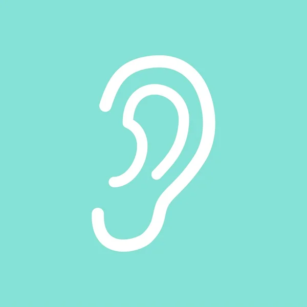 Ear  -  vector icon. — Stock Vector