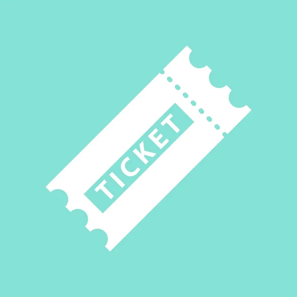 Ticket - vector pictogram. — Stockvector