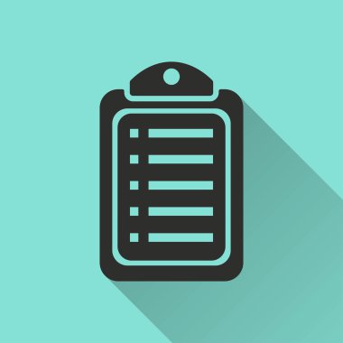 Denetim listesi vektör simgesi.