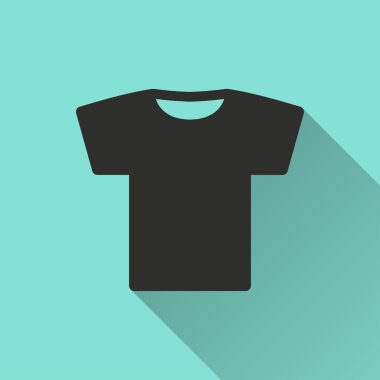t-shirt vektör simgesi.