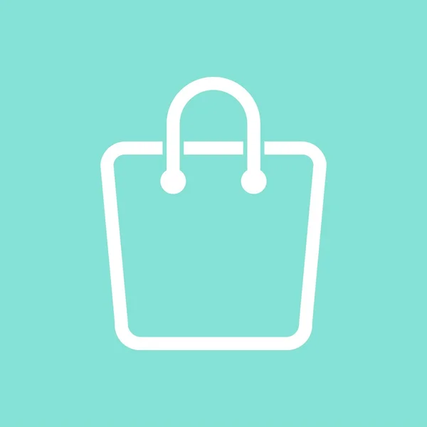 Einkaufstasche - Vektor-Symbol. — Stockvektor