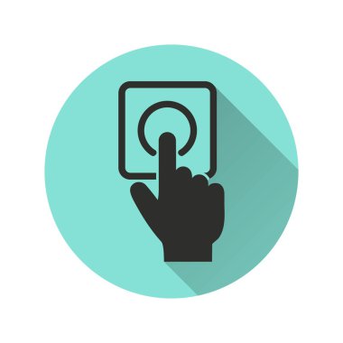 Dokunma - vektör simgesi