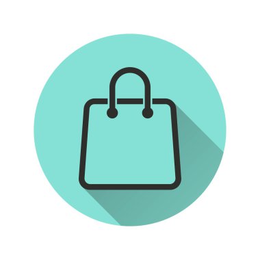 alışveriş çantası - vektör simgesi