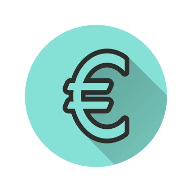 Euro - vektör simgesi