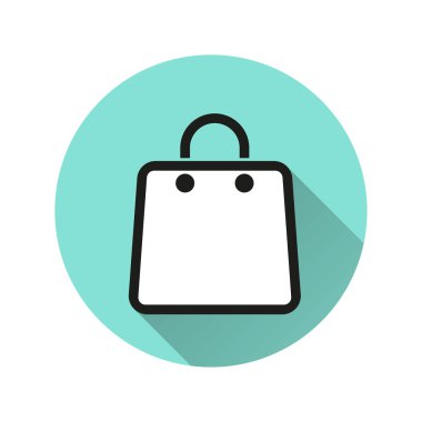 alışveriş çantası - vektör simgesi