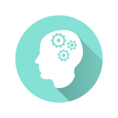 Beyin fırtınası - vektör simgesi.