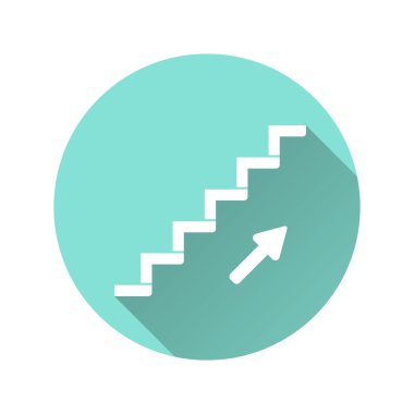 Merdiven - vektör simgesi.