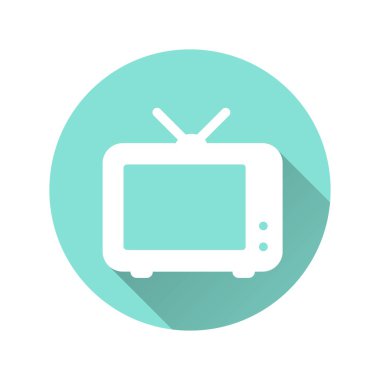 TV - vektör simgesi.