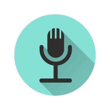 Mikrofon - vektör simgesi