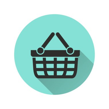 Alışveriş sepeti - vektör simgesi