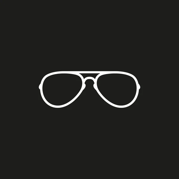 Gafas - icono de vector . — Vector de stock