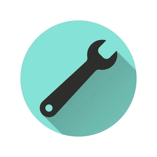 Wrench - vector icon — Stock Vector