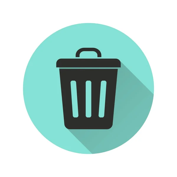 Bin - vector pictogram — Stockvector