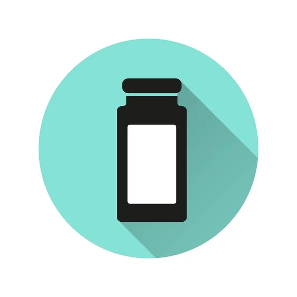 Medicine bottle - vector icon — Stock Vector