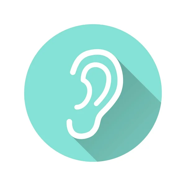 Ear - vector icon. — Stock Vector