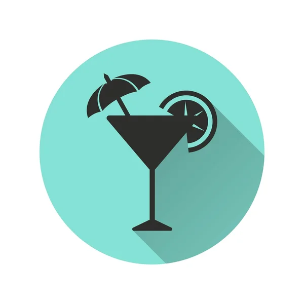 Cocktail - Vektorsymbol. — Stockvektor