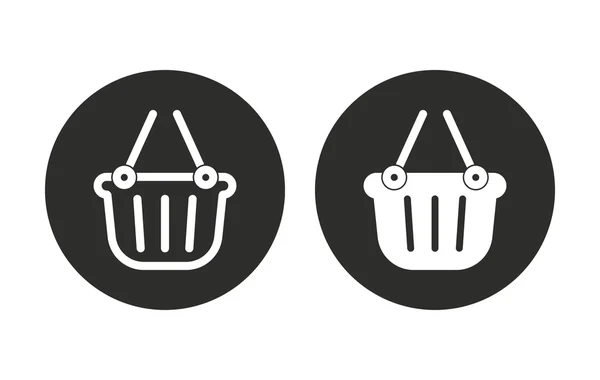 Shopping basket - vector icon — Stock Vector