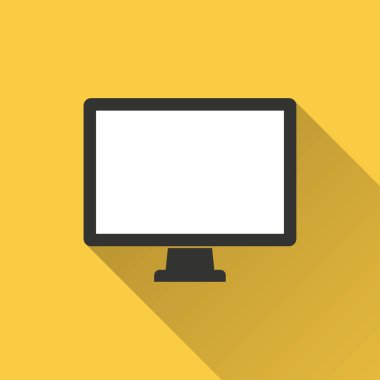 bilgisayar vektör simgesi.