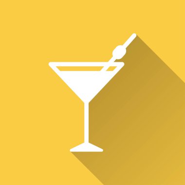 Kokteyl vektör simgesi.