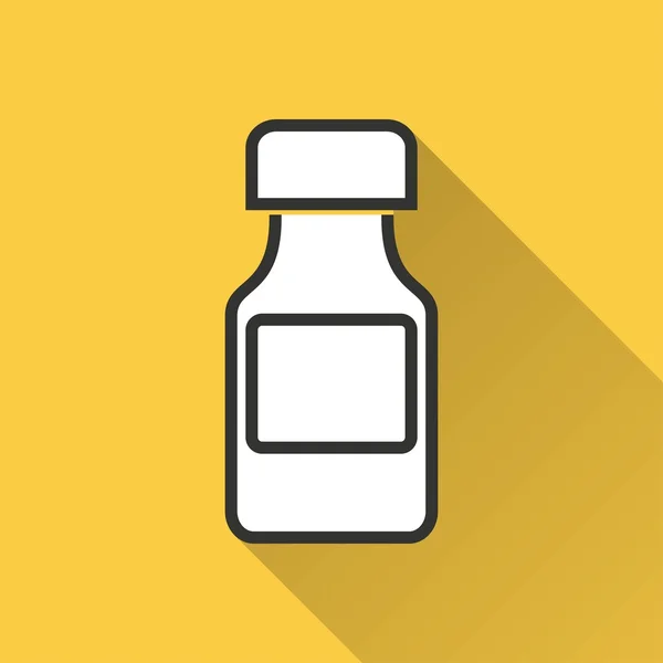 Medicine bottle vector icon. — Stock Vector