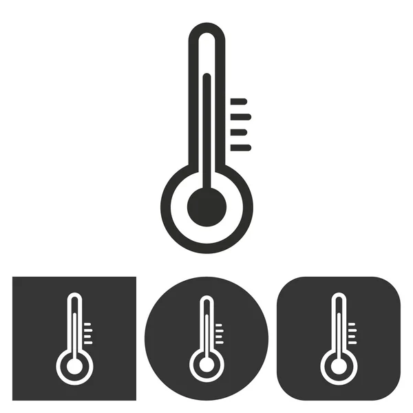 Termómetro - icono del vector . — Archivo Imágenes Vectoriales