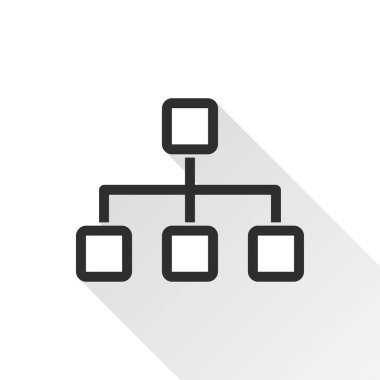 Network Kontrolü-vektör simgesi.