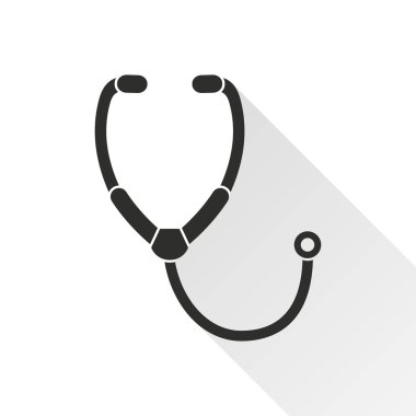 Stetoskop - vektör simgesi.